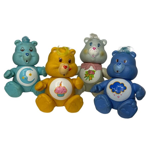 Care Bears Playset Bundle Cloud Car Bear Figures Vintage 1984 Original - Picture 8 of 13